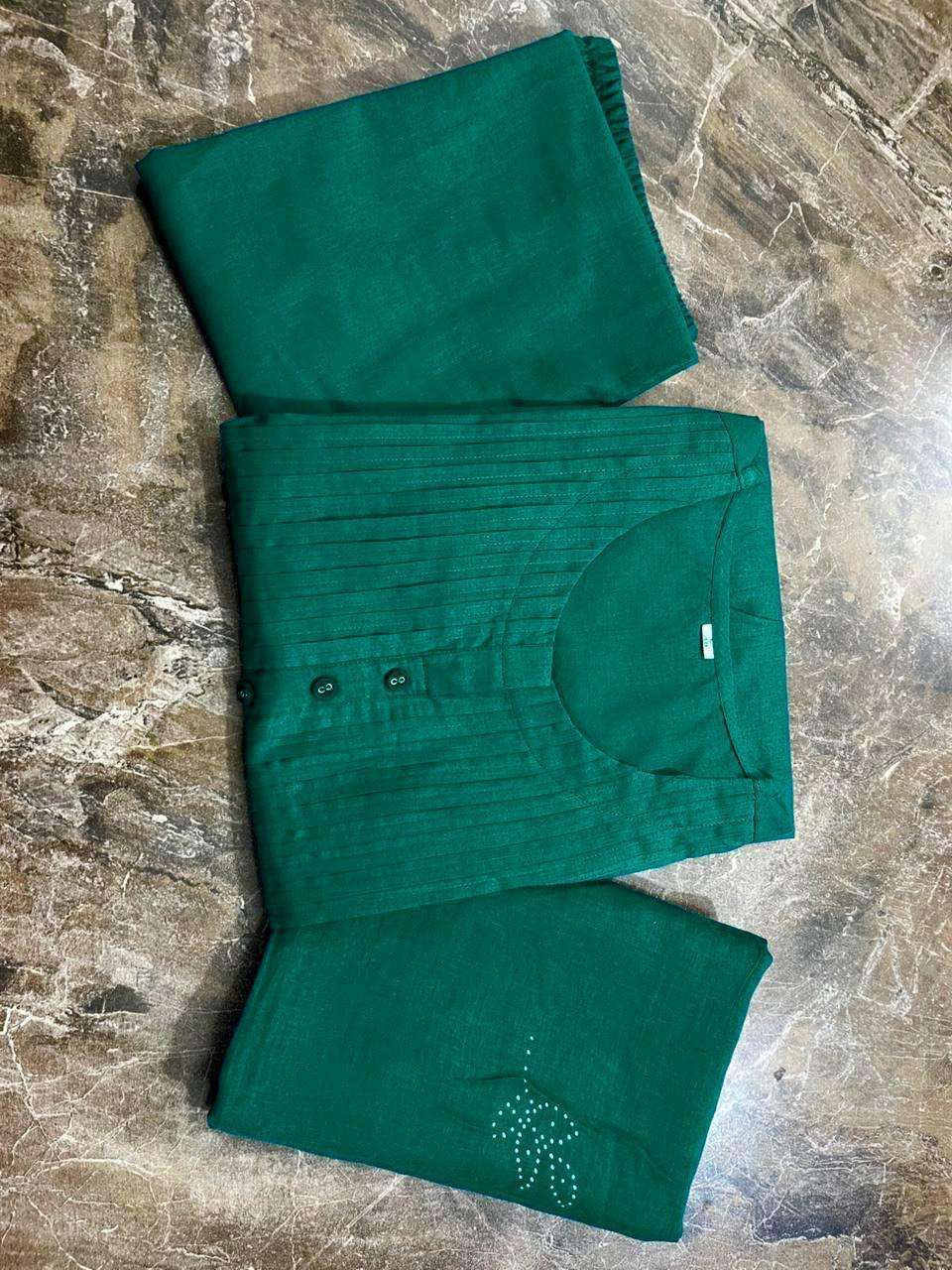 Elegant Everyday Wear ? XXL Embroidered Cotton Floral Dress(L) - Image 4