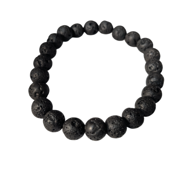 Lava Bracelet for Women Men's Gifts - Protection Healing Crystal Bracelet - 8mm Gemstone Beaded Adjustable